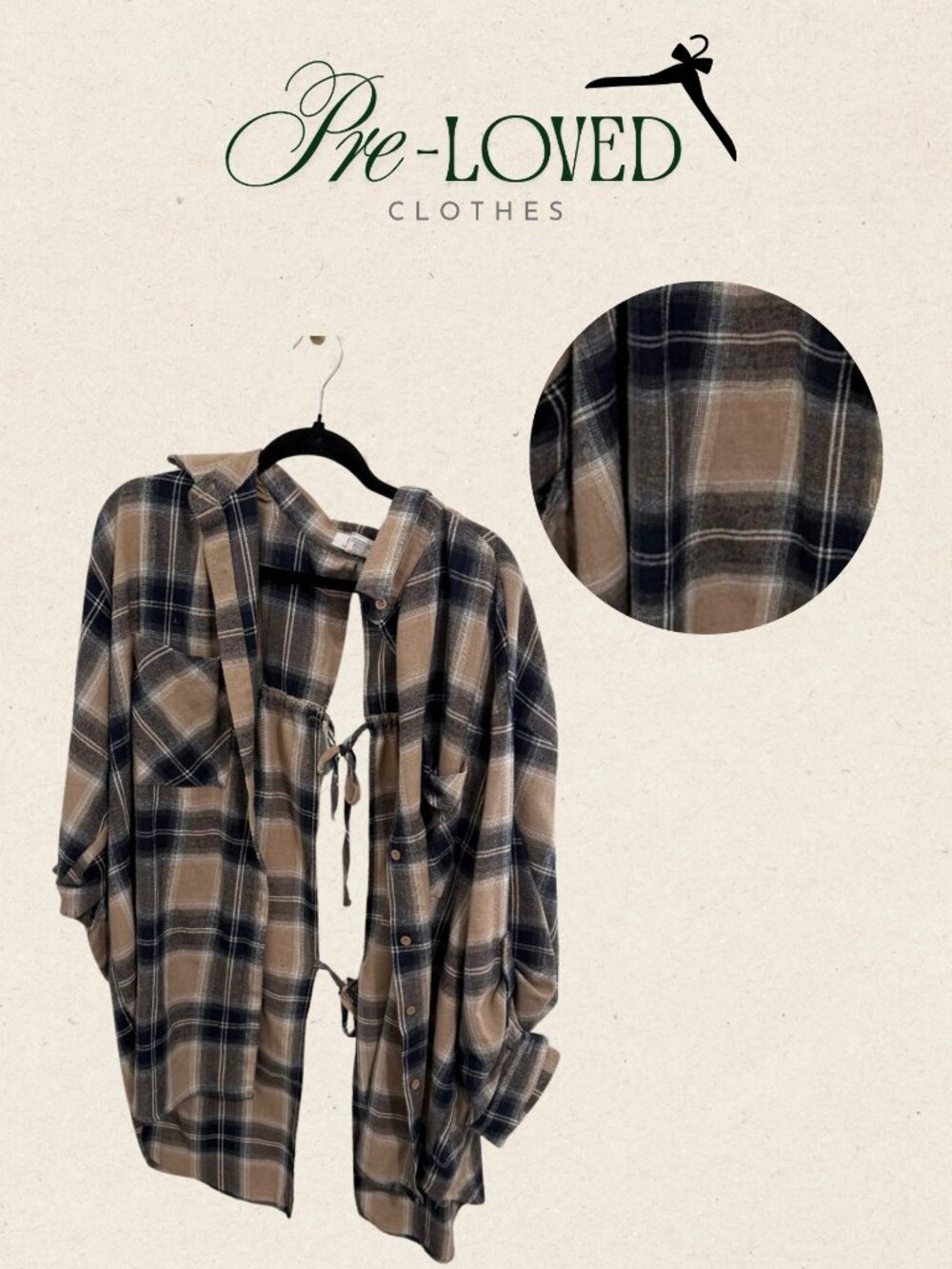 Plaid Button-Up Overshirt